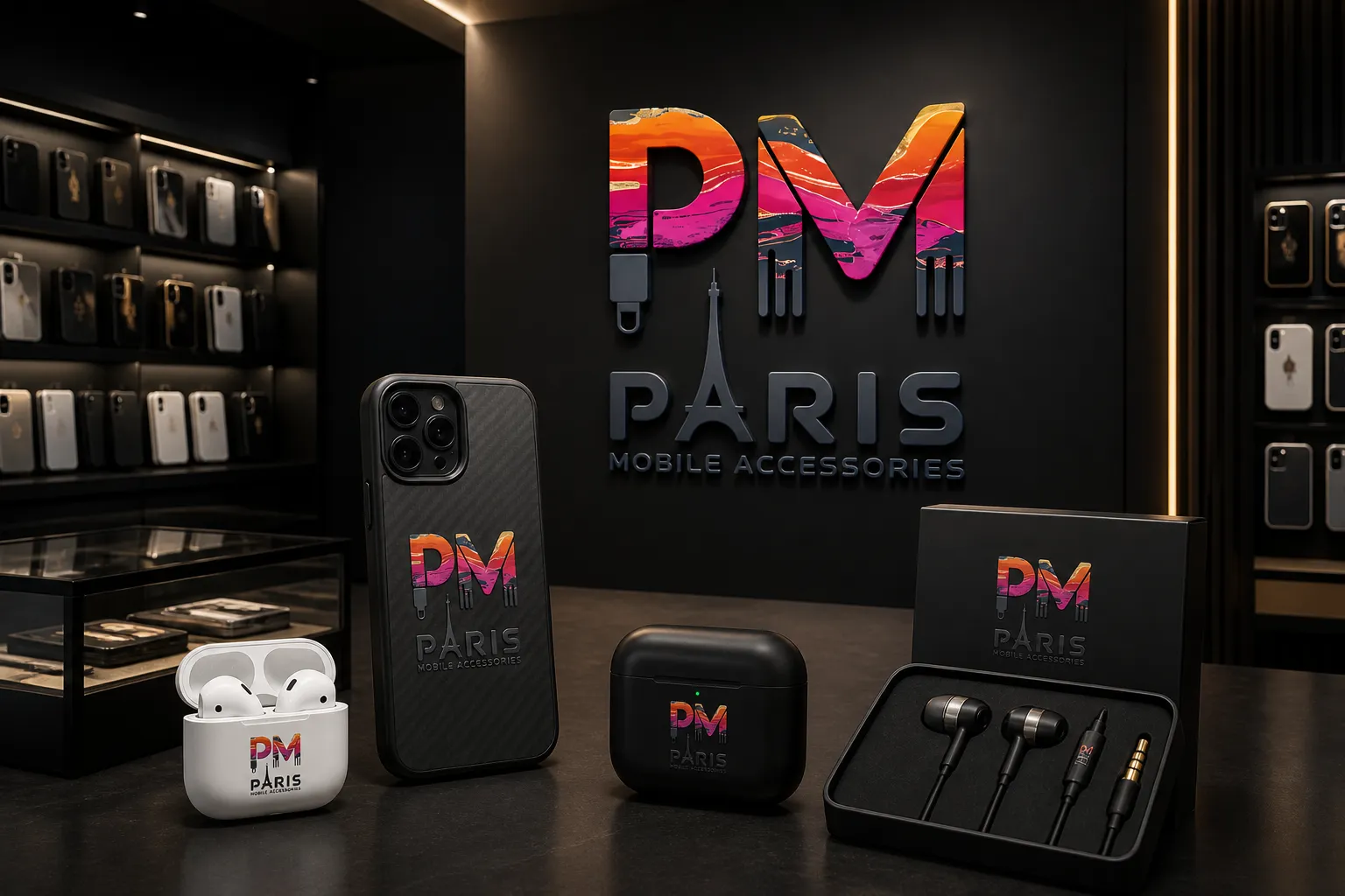 PM logo design portfolio